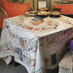 Tovaglia Tessitura Toscana Telerie puro lino TAROCCHI - varie misure