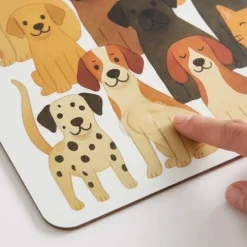Tovaglietta Colazione Bambini Cani BAU | Colorata e Resistente