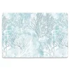 Tovaglietta Colazione Coralli verde acqua 30x45 | Impermeabile e Resistente