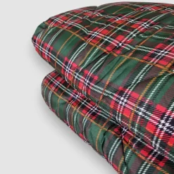 Trapunta anallergica fantasia scozzese TARTAN piumone invernale verde