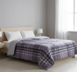 Trapunta invernale in cotone matrimoniale Igloo scozzese tartan