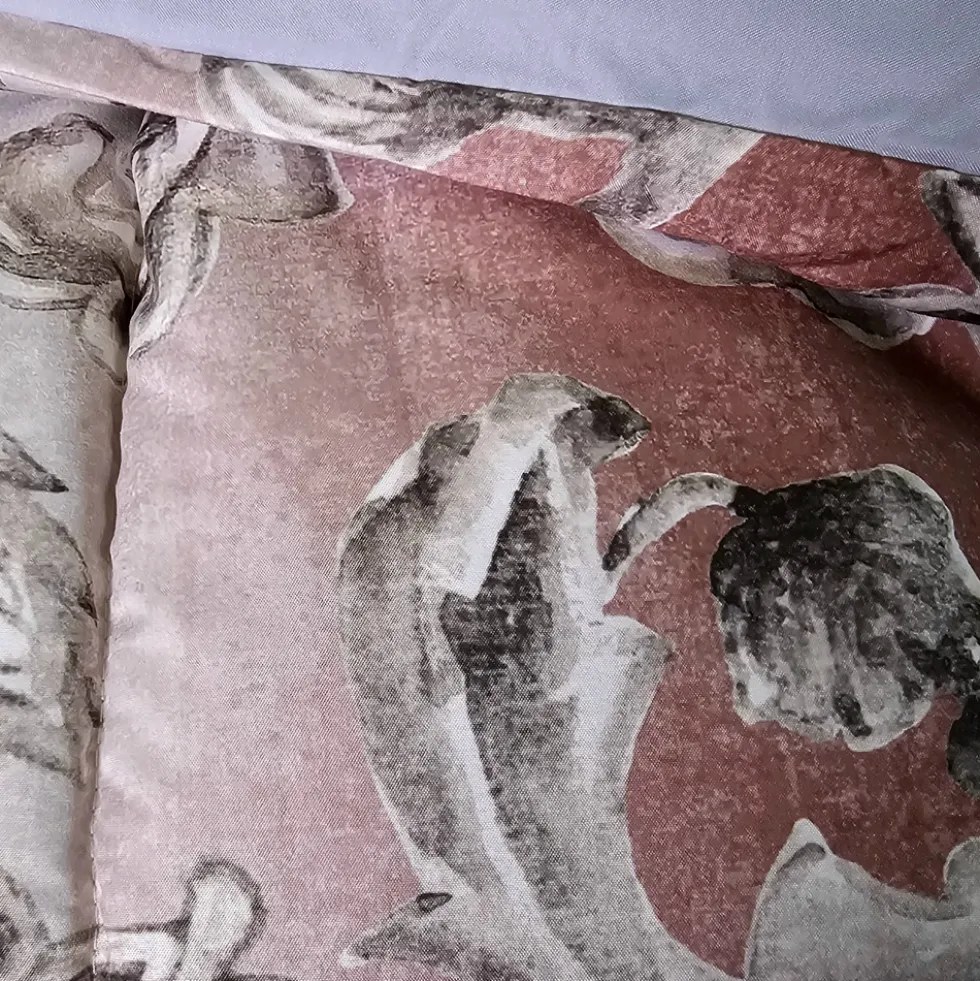Trapunta matrimoniale LEILA piumone invernale bordeaux 260x260